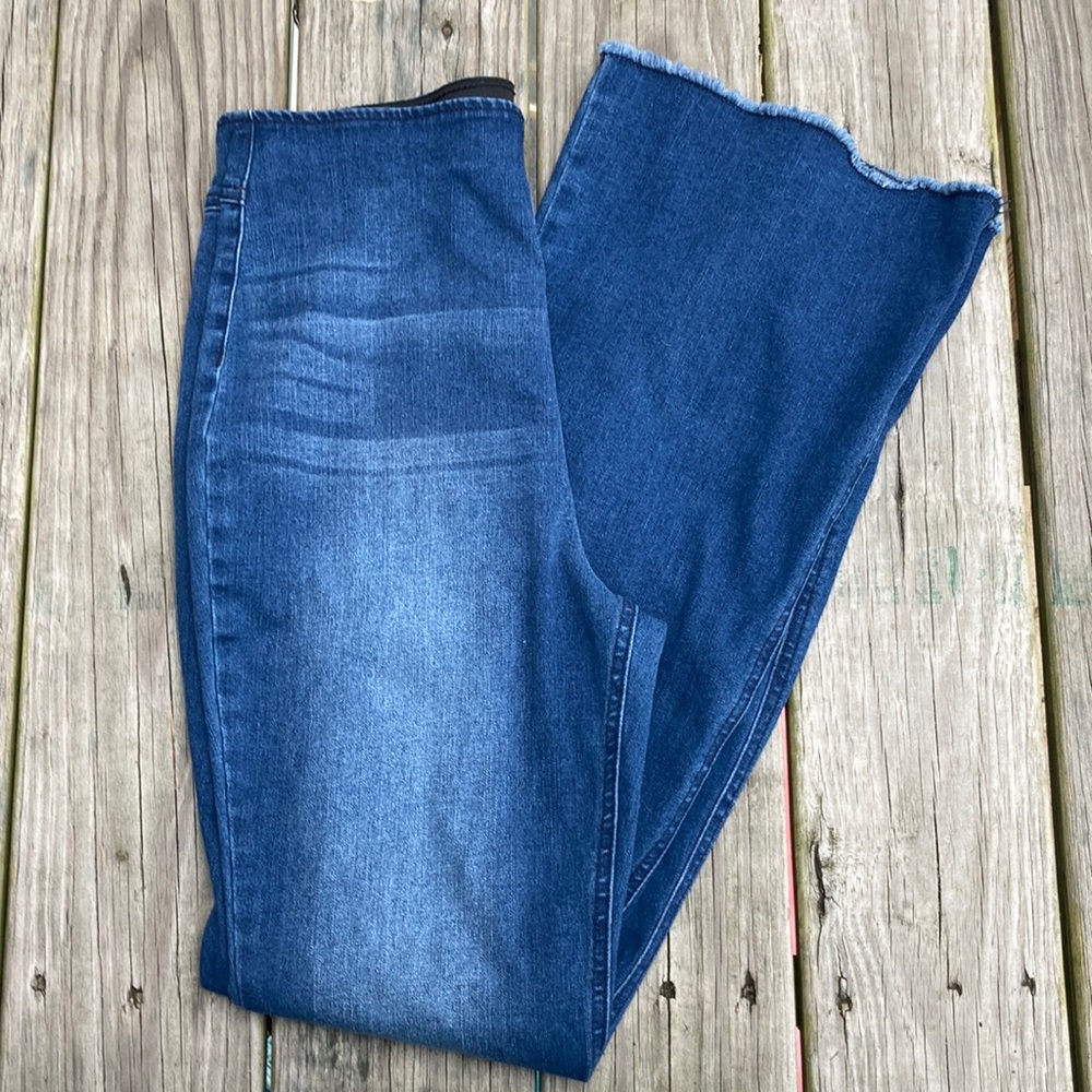 Pull On Flare Jeans